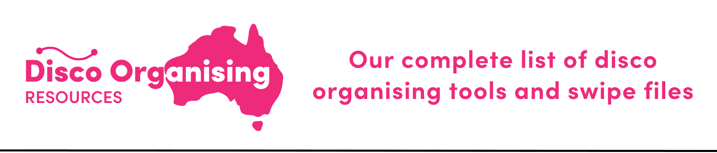 Disco Organiser Resources comprehensive