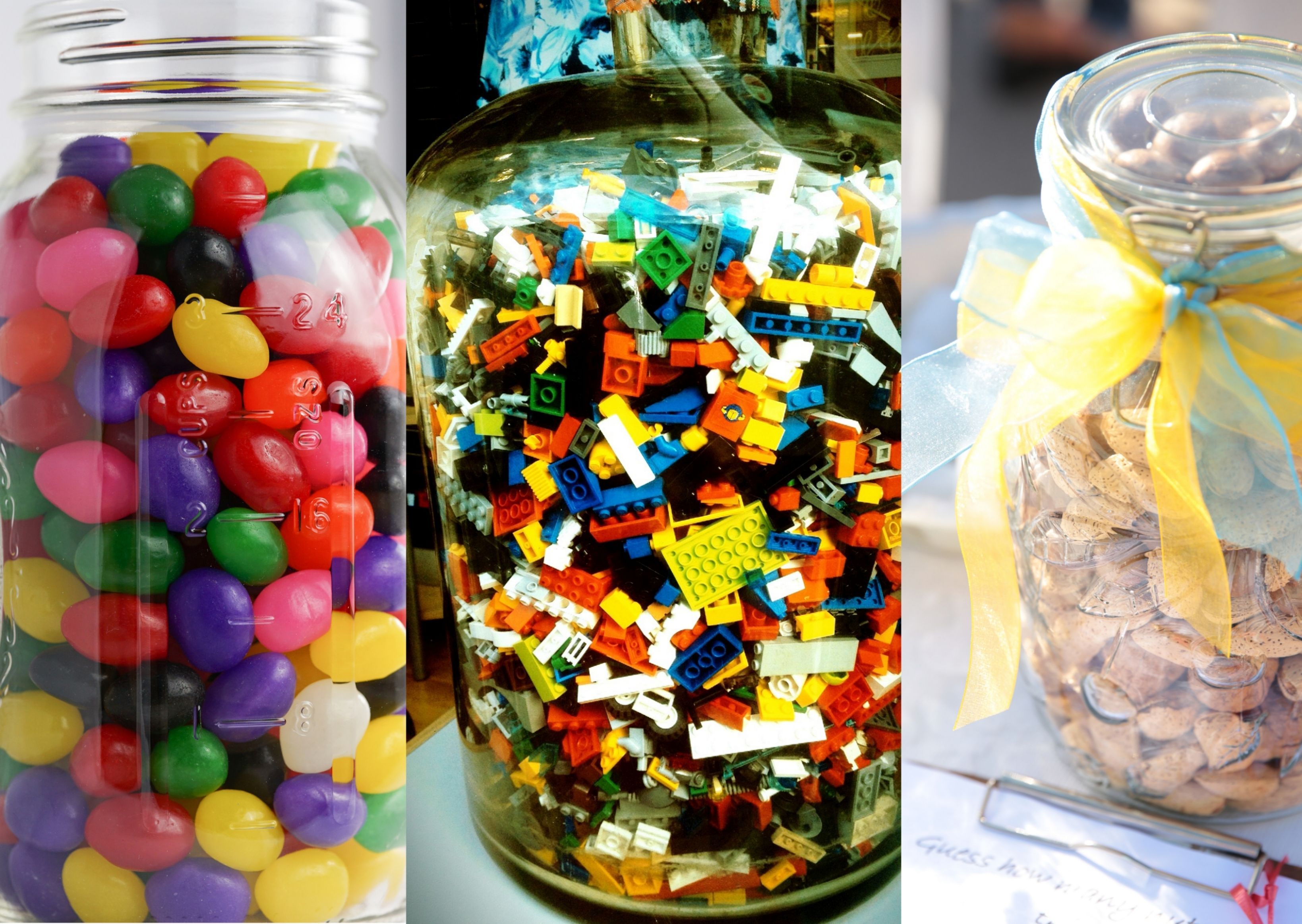 Guess how many jellybeans are in the jar